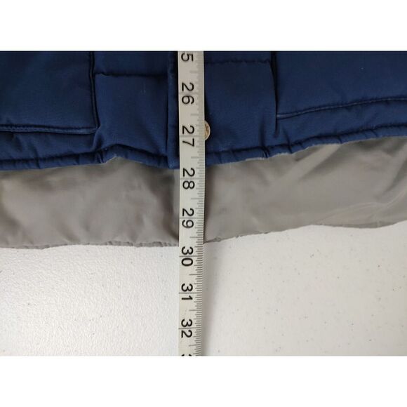 Vintage ST. JOHNS BAY MEN'S EXTRA XL 80% DOWN INSULATED BLUE PUFFER VEST - Picture 6 of 9